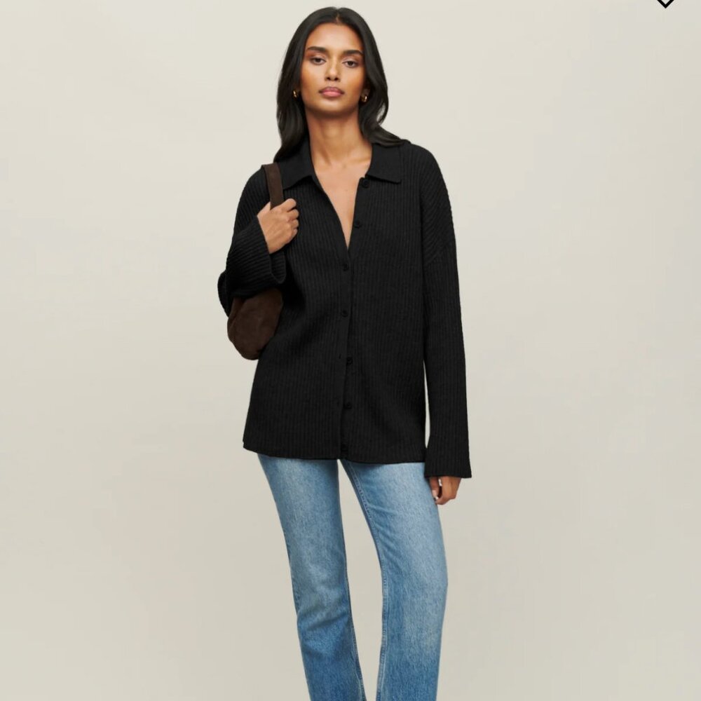 Fantino Cashmere Collared Cardigan